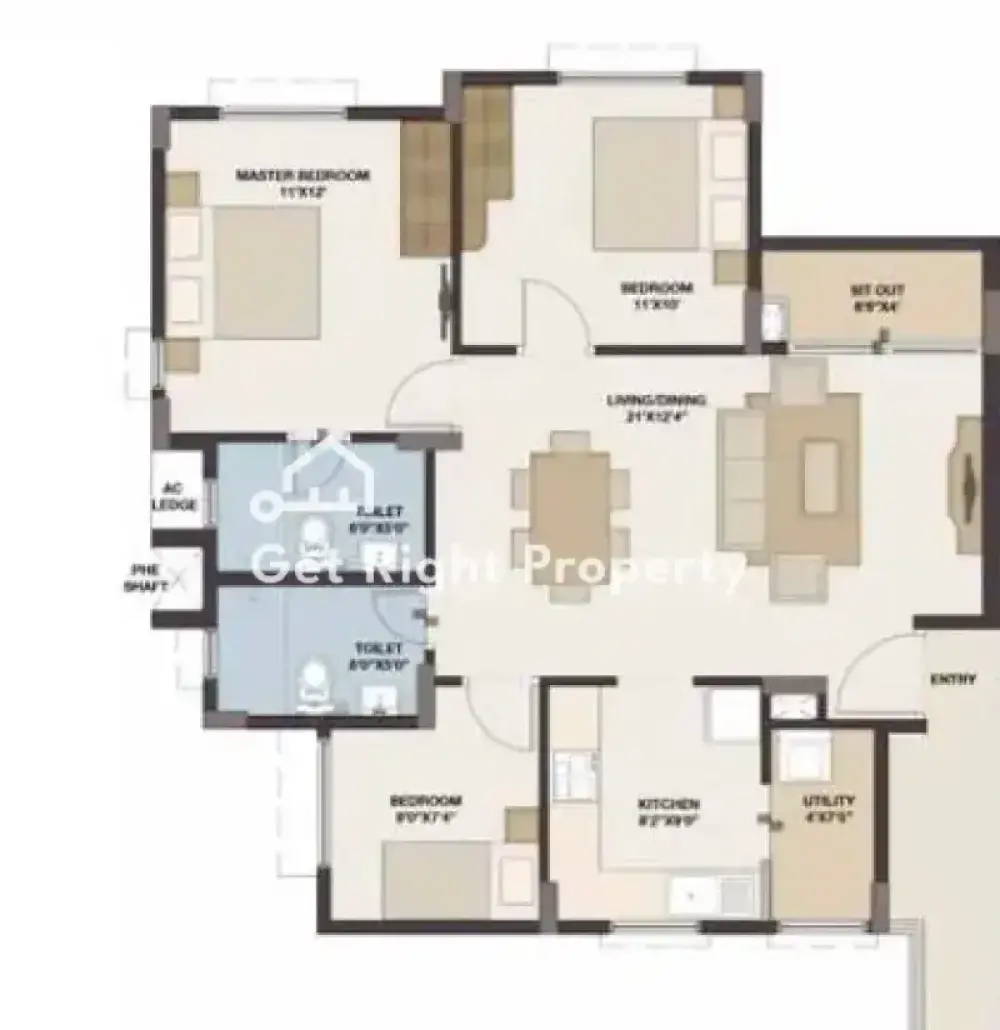 Floor Plan of Residential Listings For Sale Bengaluru Hosahalli Provident The Tree 3 Bhk Apartment Floor Plan of Residential Listings For Sale Bengaluru Hosahalli Provident The Tree 3 Bhk Apartment