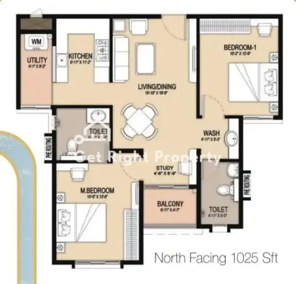 Floor Plan of Residential Listings For Sale Bengaluru Bommasandra Gm Infinite E City Town 2 Bhk Apartment Floor Plan of Residential Listings For Sale Bengaluru Bommasandra Gm Infinite E City Town 2 Bhk Apartment