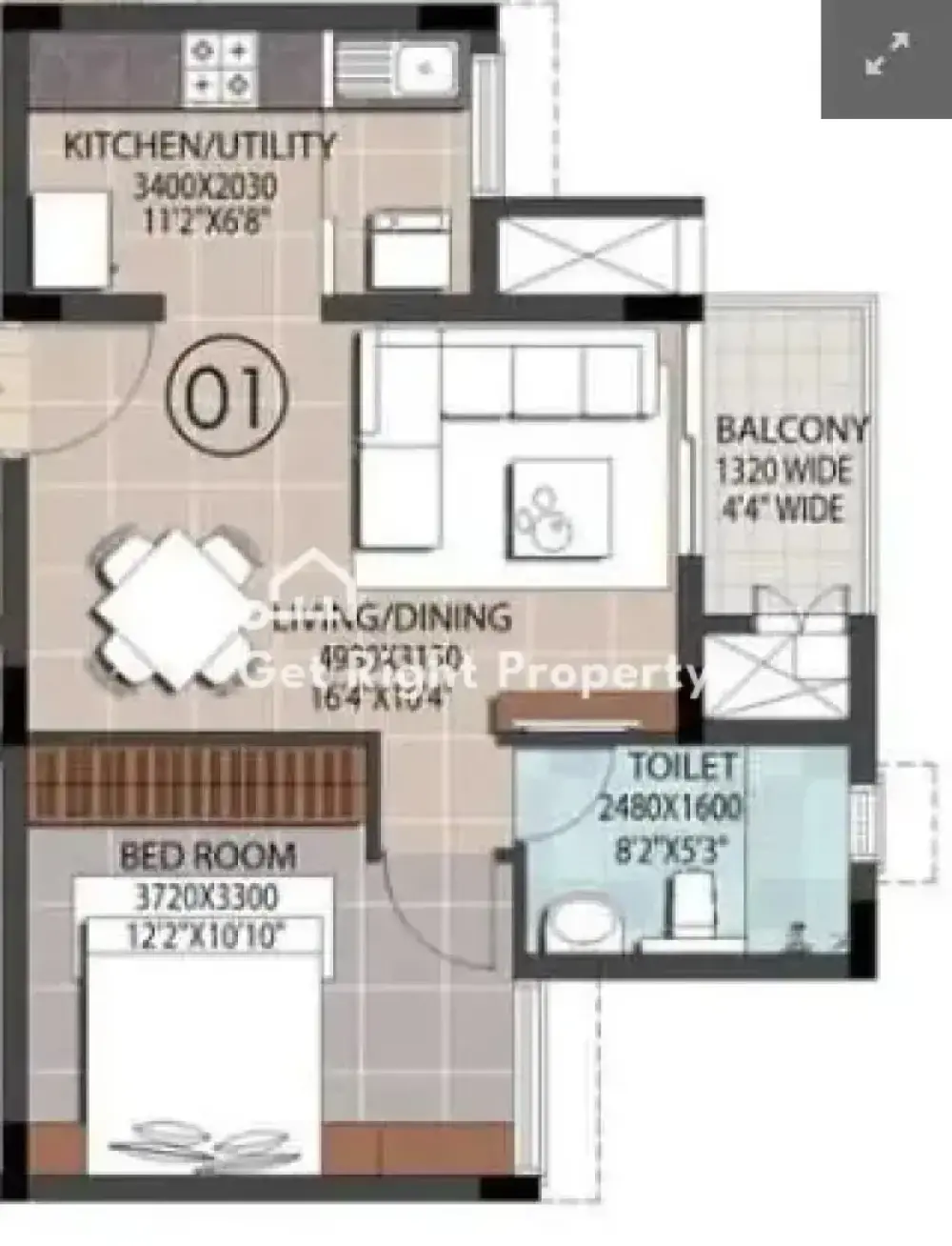 Floor Plan of Residential Listings For Sale Bengaluru Electronic City The Lake View Address The Lake View Address Apartments 1 Bhk Apartment