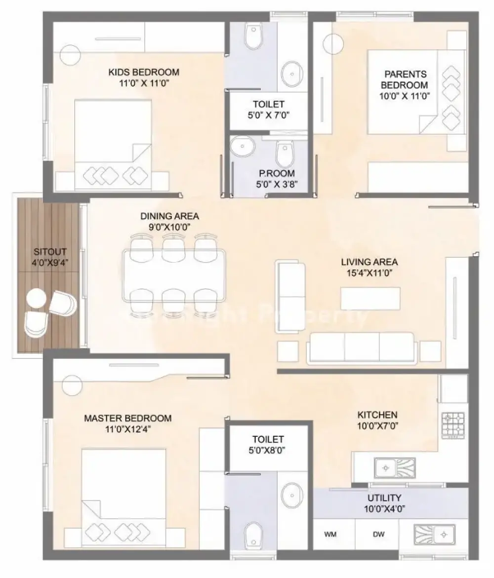 Floor Plan of Residential Listings For Sale Bengaluru Kannamangala Amogaya Adorit 3 Bhk Apartment Floor Plan of Residential Listings For Sale Bengaluru Kannamangala Amogaya Adorit 3 Bhk Apartment