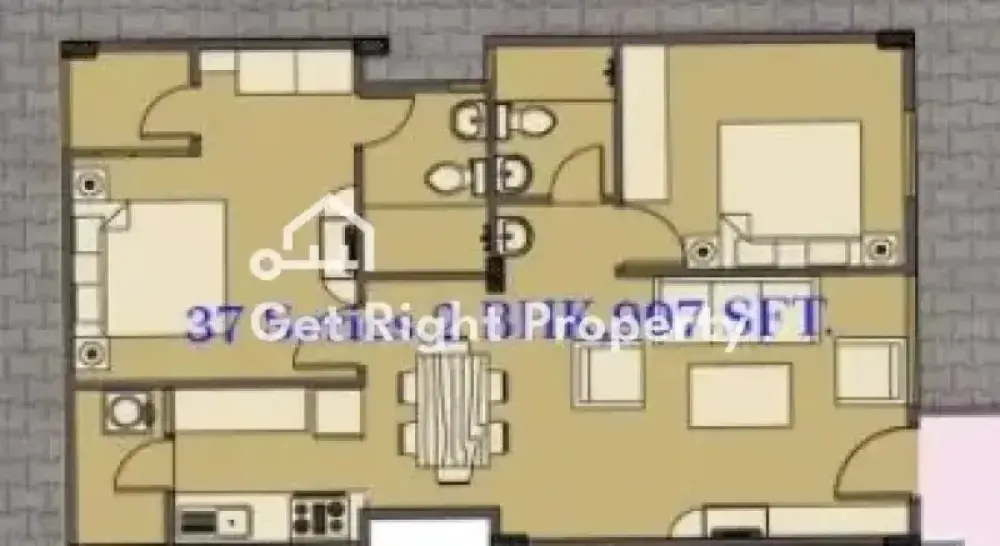 Floor Plan of Residential Listings For Sale Bengaluru Narayanaghatta Asset Elvira 2 Bhk Apartment