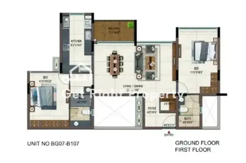 Floor Plan of Residential Listings For Sale Bengaluru Yelahanka Casagrand Promenade 2 Bhk Apartment Floor Plan of Residential Listings For Sale Bengaluru Yelahanka Casagrand Promenade 2 Bhk Apartment