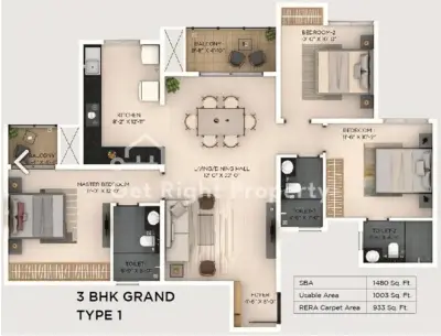 3-bhk-north-facing-apartment-for-sale-builder-provident-botanico-samethanahalli-floor-plan-small